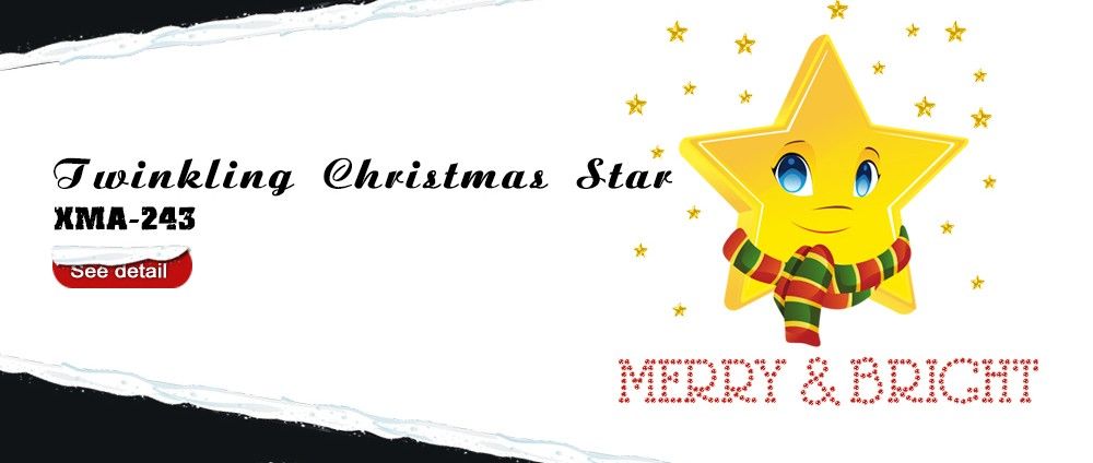 cute christmas bright star