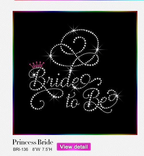 gorgeous bride to be heat press