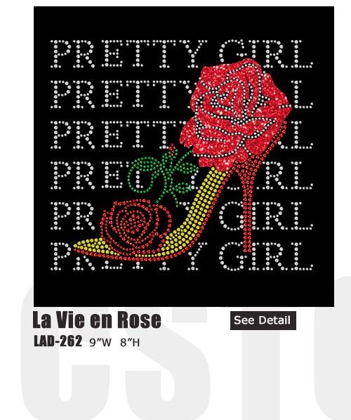 pretty girl in rose high heel
