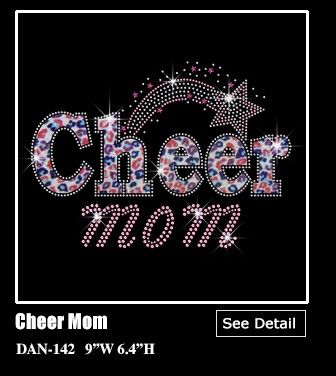 bling cheer mom