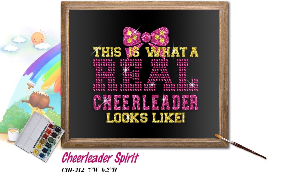 this is what a real cheerleader looks like with bow