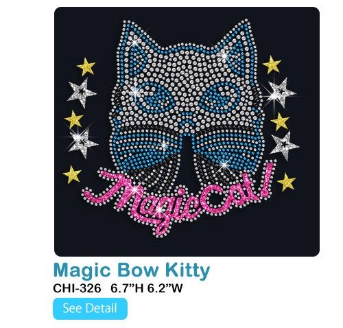 colorful magic cat