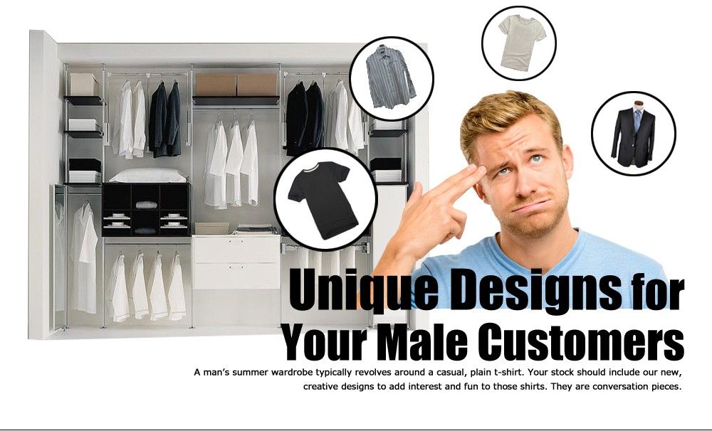 Unique Designs for Your Male Customers