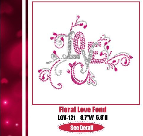 floral love fonts