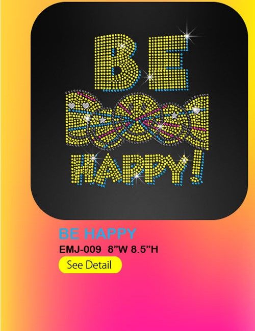 be happy emoji design