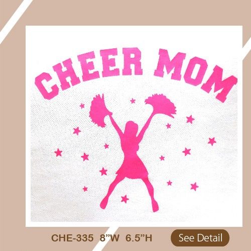 cheer mom heat press pu