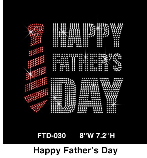 happy father s day with bling tie