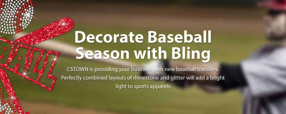 Decorate Baseball Season with Bling