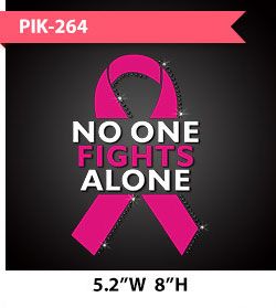 no-one-fights-alone-pink-ribbon-motif