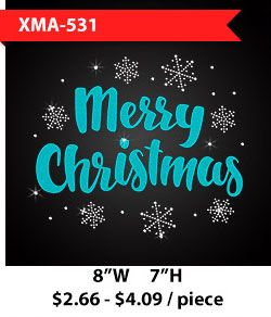 wholesale-flock-blue-letters-merry-christmas