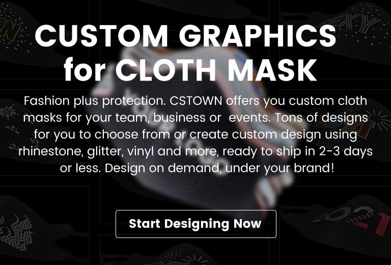 CUSTOM GRAPHICS for CLOTH MASK