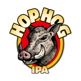 Hophog IPA Wild Boar Printed Vinyl Iron on Transfer Decals