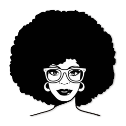 Afro Girl in Glasses Heat Transfer Vinyl