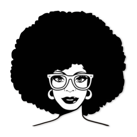 Afro Girl in Glasses Heat Transfer Vinyl