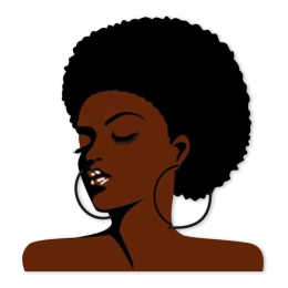 Vintage Afro Girl Printable Heat Transfer