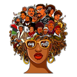 My Roots Afro Girl Heat Transfer