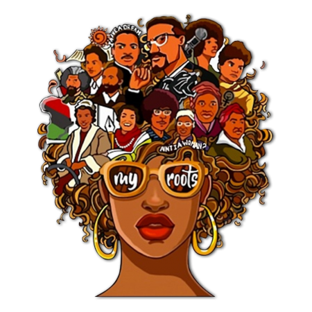 My Roots Afro Girl Heat Transfer