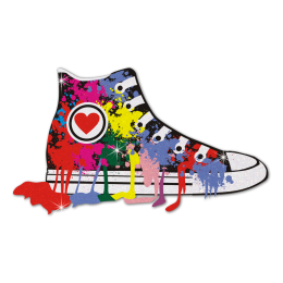 Colorful Shoe Printable Heat Transfer Vinyl