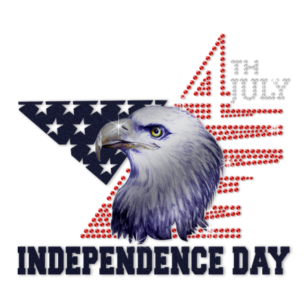 Independence Day Eagle Pattern Heat Transfer