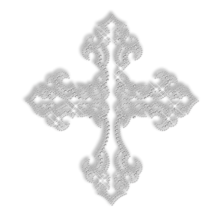 Nailhead Cross Hot Fix Pattern