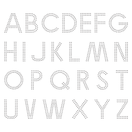 Next Style Rhinestone Iron On Letters