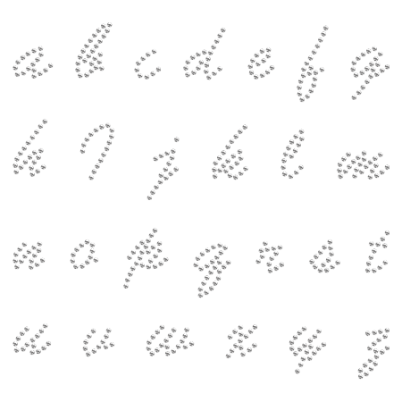 Hot-fix Free Style Alphabet Rhinestone Pattern