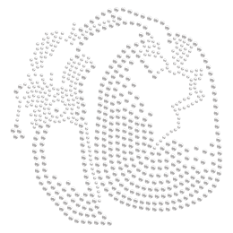 Baby Eagle Rhinestone Iron on Transfer