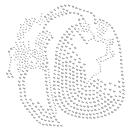 Baby Eagle Rhinestone Iron on Transfer