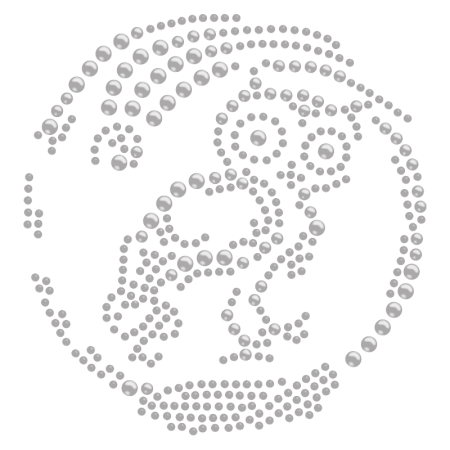 Hot-fix Crystal Cute Owl Rhinestone Transfer