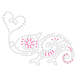 Hot-fix Chameleon Rhinestone Pattern