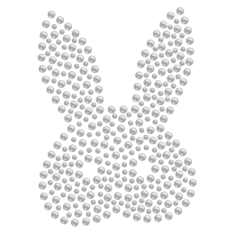 Sweet Bunny Rhinestone Iron Ons