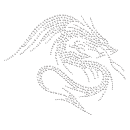 Rhinestone Well-designed Dragon Motif