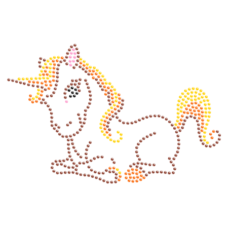 Magic Unicorn Hotfix Rhinestone Motif