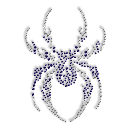 Iron on Spider Strass Transfer for T Shirt