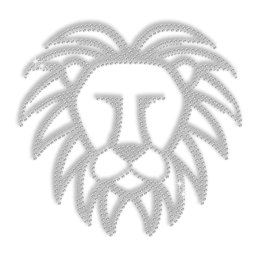 Customized Crystal Lion Iron Rhinestone Motif for Clothes