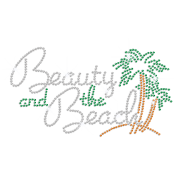 Trendy Beauty & Beach Iron-on Rhinestone Transfer