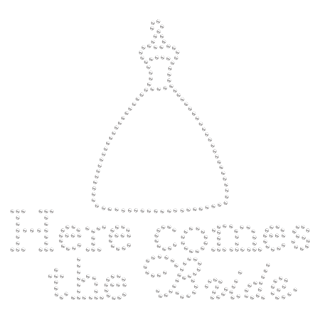 Hotfix Here Comes the Bride Rhinestone Transfer