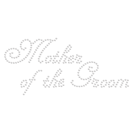 Iron on Mother of the Groom Rhinestone Design