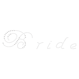 Hotfix Simple Bride Rhinestone Motif