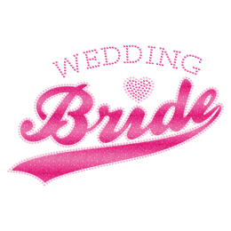 Shining Wedding Bride Rhinestone Iron ons