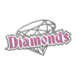 Dazzling Diamond Hotfix Rhinestone Tee Shirt Transfer