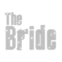 Crystal The Bride Iron-on Rhinestone Transfer