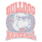 Bulldog Basketball Hotfix Stone Transfer for t shirt