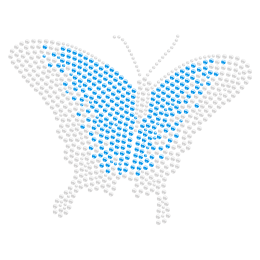 Hotfix Stone Butterfly Rhinestone Transfer for t shirt