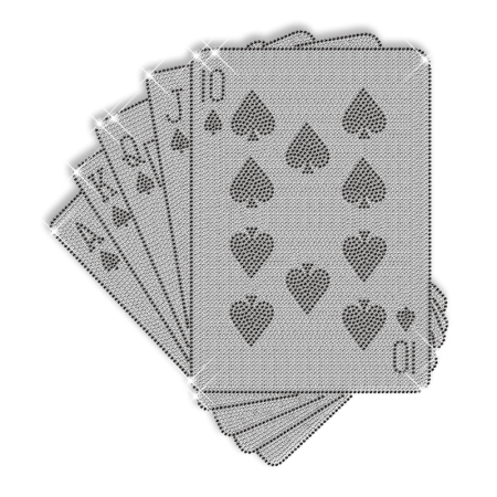 Playing Cards Hot fix Studs Pattern Motif