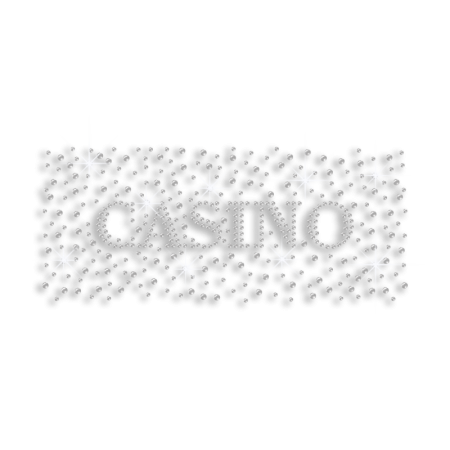 Crystal Casino Fun Time Iron-on Rhinestone Transfer Motif