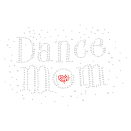 Shining Strass Hotfix Dance Mom Rhinestone Motif