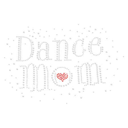 Shining Strass Hotfix Dance Mom Rhinestone Motif