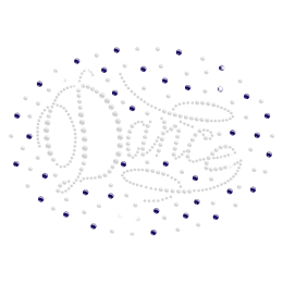 Shining Elegant Hotfix Dance Rhinestone Motif