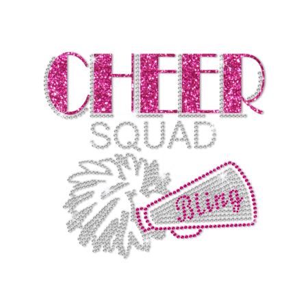 ISS Bling Cheer Squad Nailhead Decal